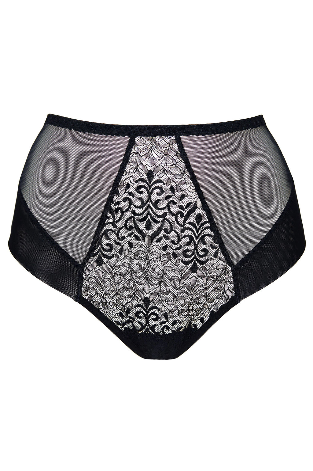 Gabi black high-waisted lace briefs (Discount Group B) | Gorteks | MySalvio