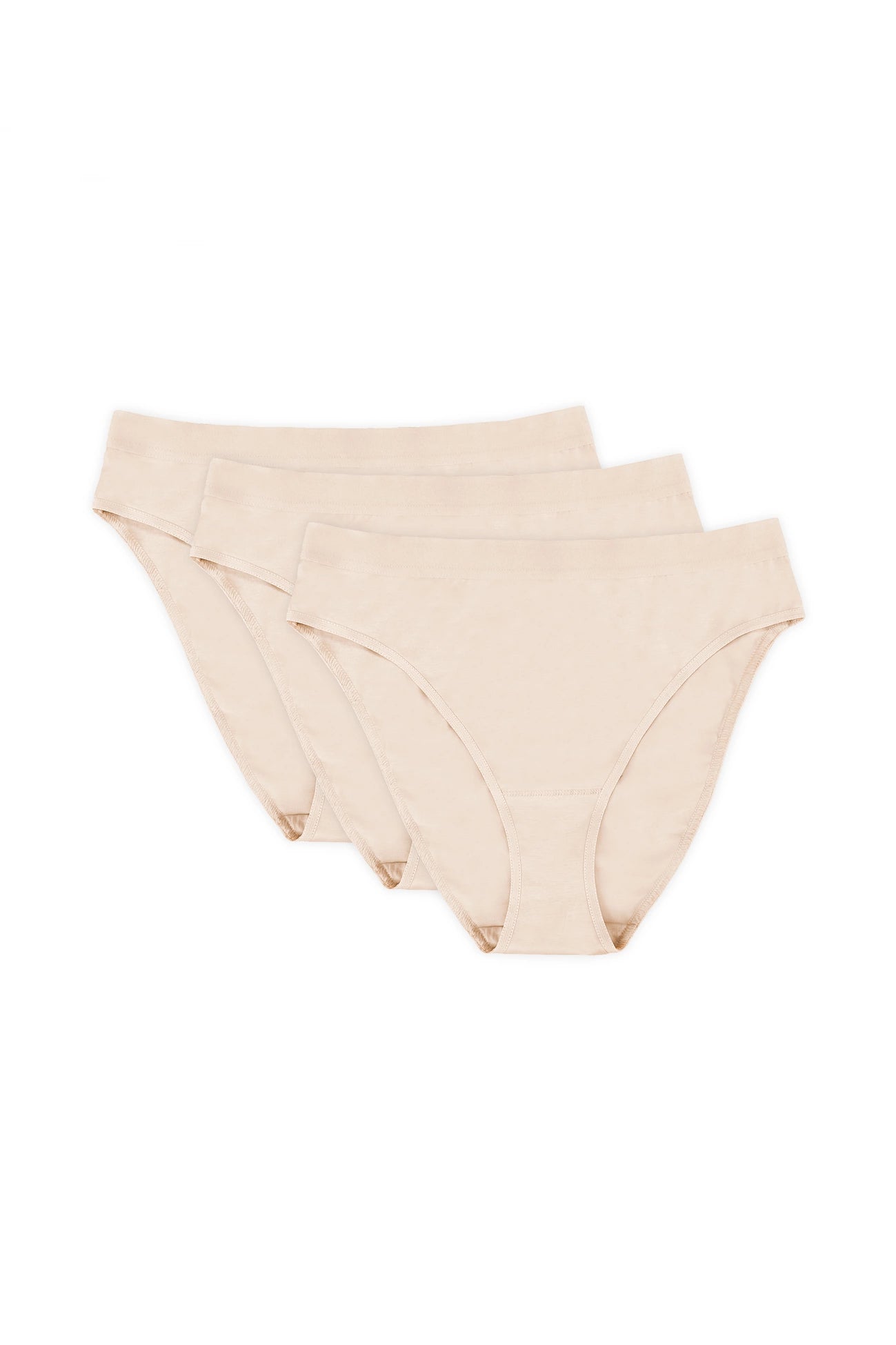 Klara puuvillased püksikud beeži värvi 3-pack (Soodusrühm A) | Gorteks | MySalvio