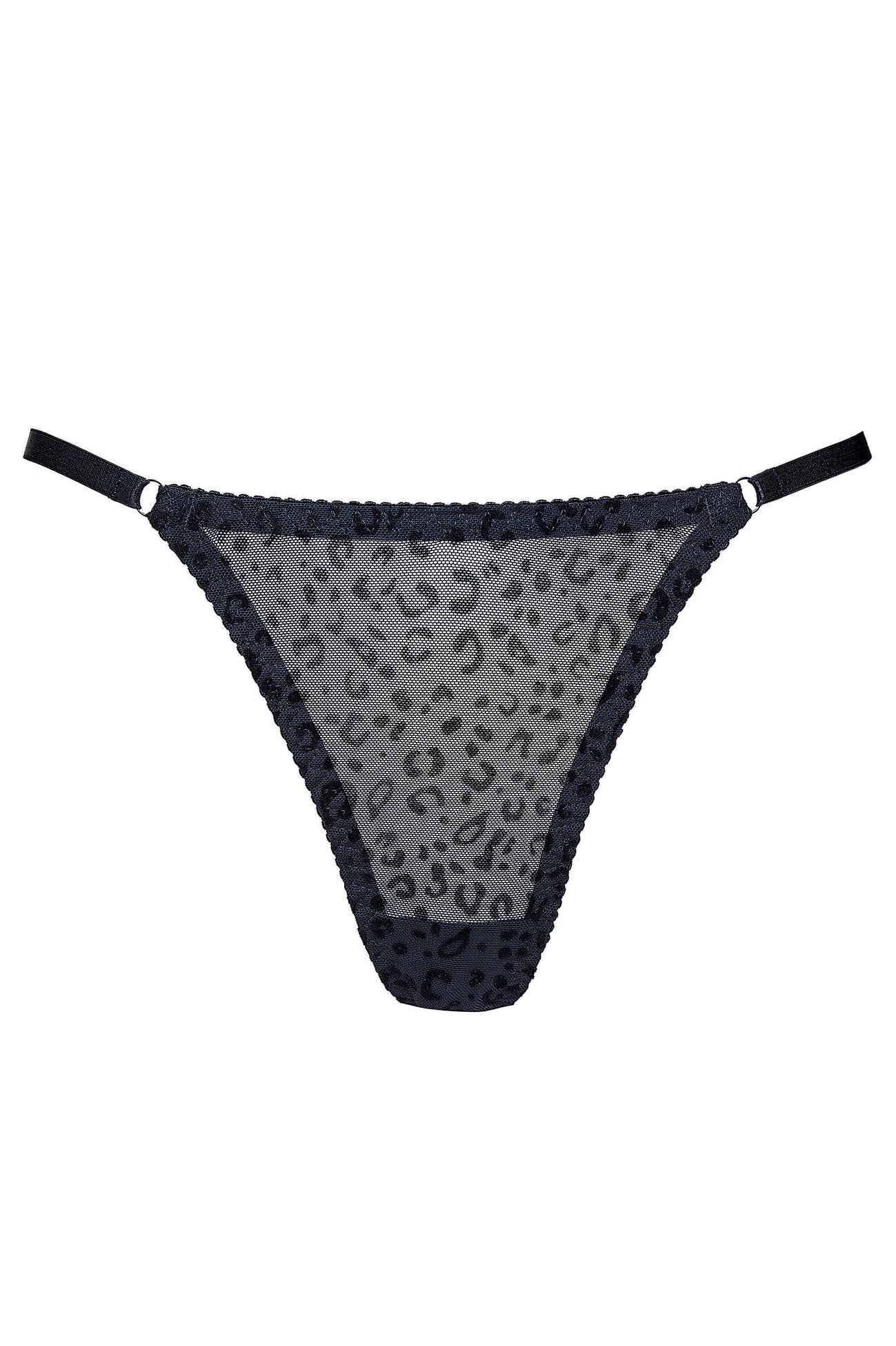 Lala leopardi mustriga stringid, mustad (Soodusrühm B) | Gorteks | MySalvio