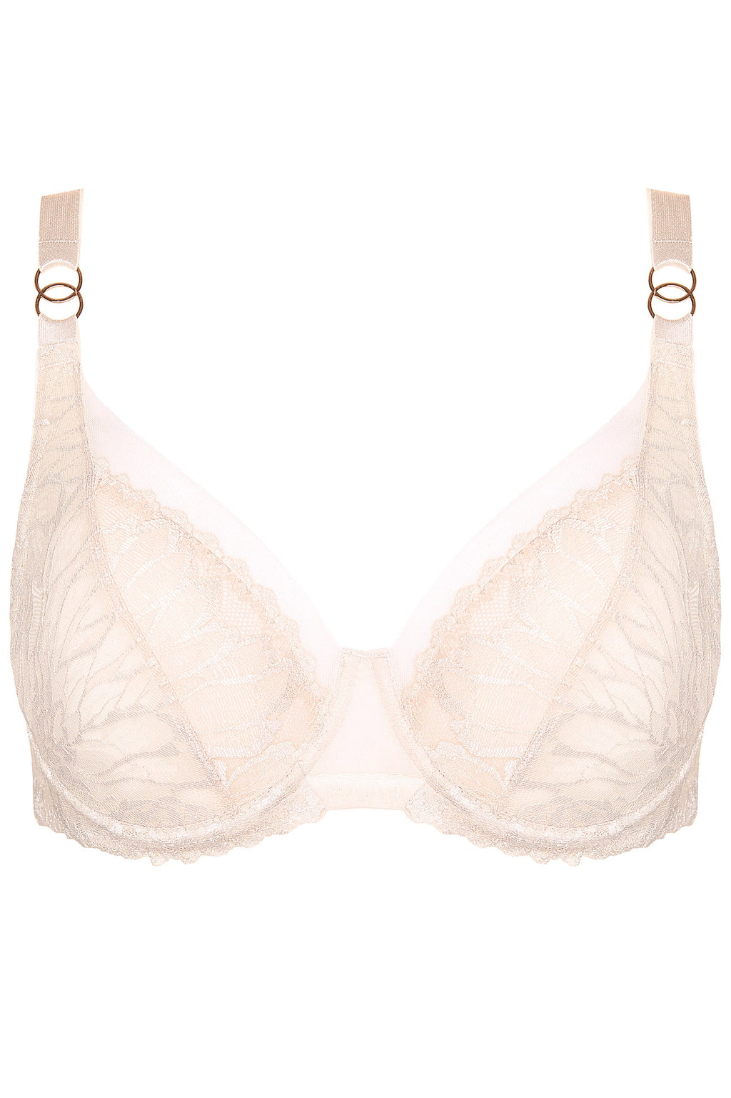 Beige Soft Lace Bra Claudia | Gorteks | MySalvio