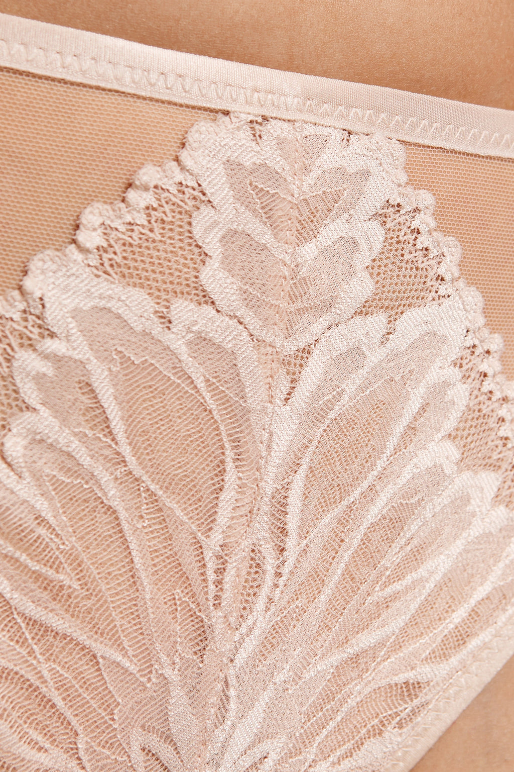Beige Lace Thong Claudia | Gorteks | MySalvio