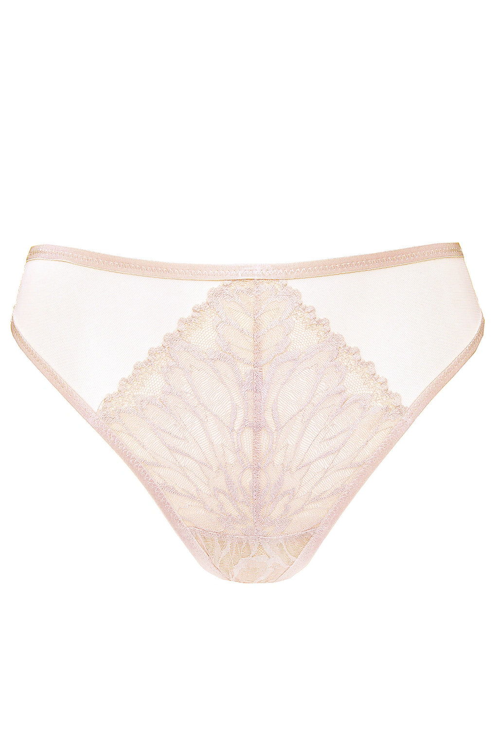 Beige Lace Thong Claudia | Gorteks | MySalvio