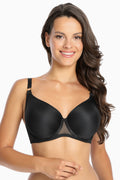Black moulded seamless bra Gaja | GAIA | MySalvio