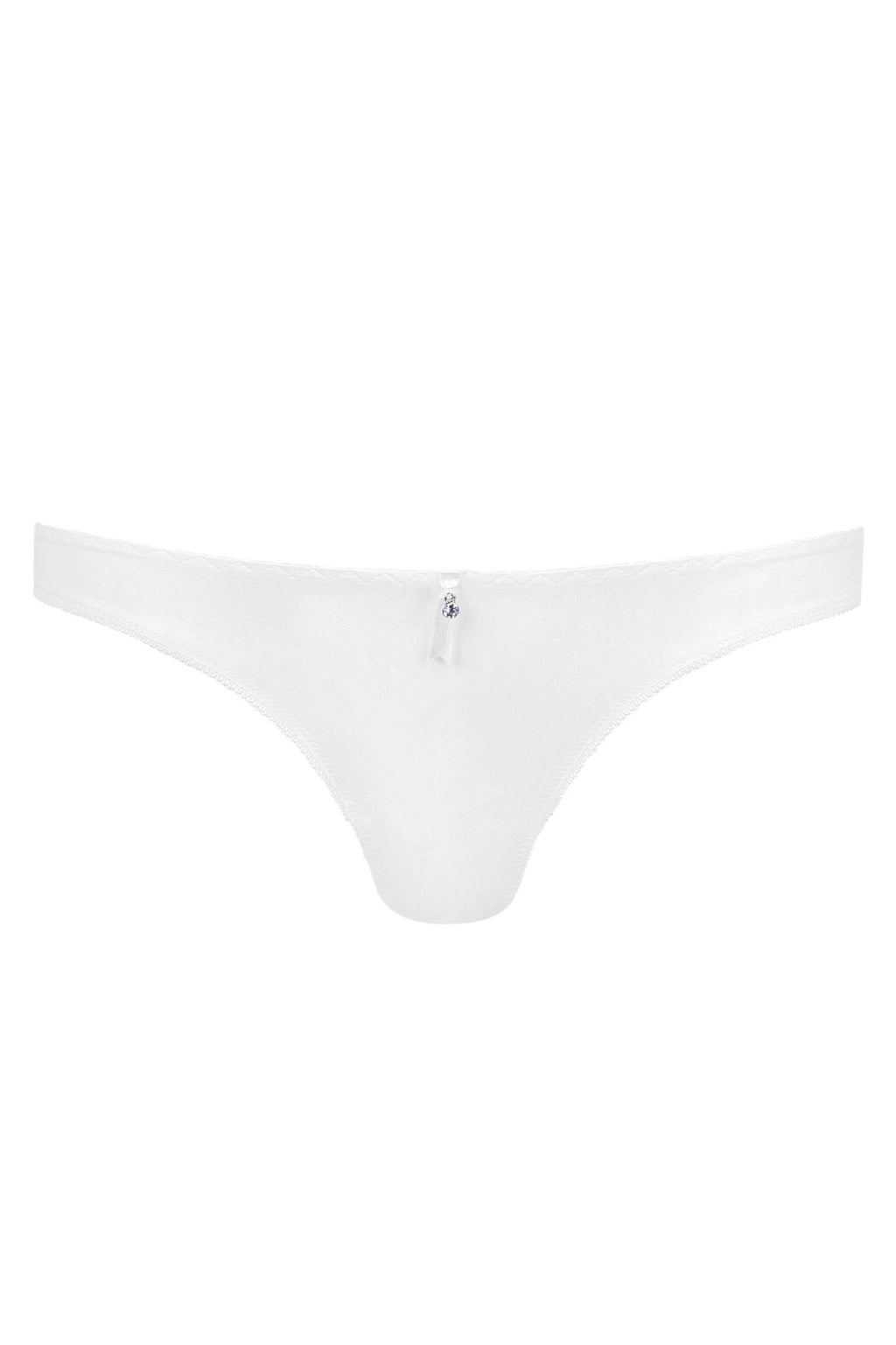 Carla smooth white thong (Discount Group B) | Gorteks | MySalvio
